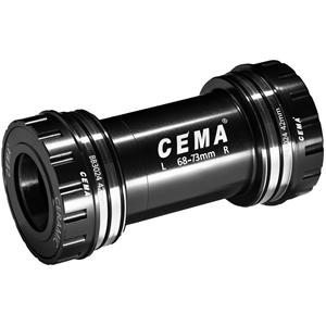 Shimano CEMA Bracketas BB30 Interlock  -RVS-zwart