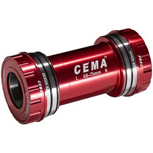 Shimano CEMA Bracketas BB30 Interlock -RVS-Rood