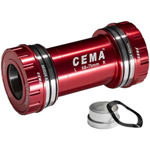 Bracketas CEMA  BB30 Interlock SRAM GXP-RVS-rood