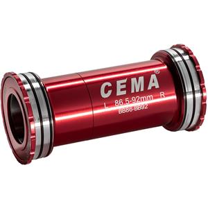 Shimano CEMA Bracketas BB86-BB92 Int. -RVS-Rood