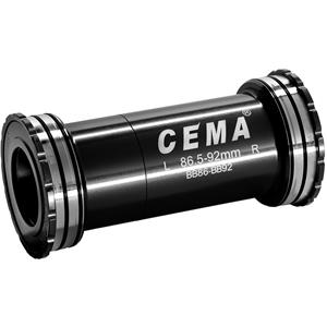 Shimano CEMA Bracketas BB86-BB92 Int. -RVS-Zwart