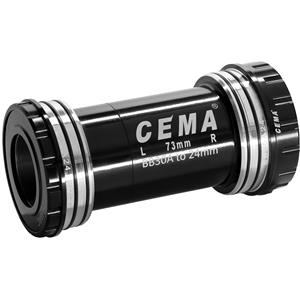 Shimano CEMA Bracketas BB30A Interlock -RVS-Zwart