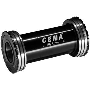 Shimano CEMA Bracketas BB386 Interlock -RVS-Zwart