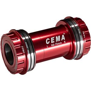 Shimano CEMA Bracketas PF30 Interlock -Keramisch-Rood