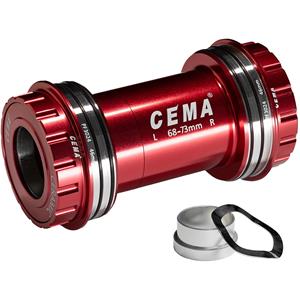 Bracketas CEMA  PF30 Interlock SRAM GXP-Keramisch-Rood