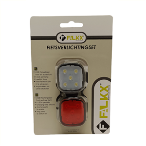 Falkx LED siliconen verlichtingsset - USB