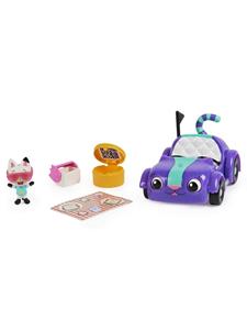 Speelgoedauto Gabby’s Dollhouse, Carlita-Spielzeugauto mit Pandy Paws Figur