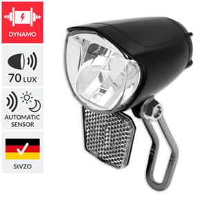 Lynx Dynamo Max Sensor koplamp 70 lux OEM zwart