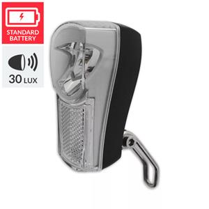 Lynx City koplamp batterij 30 lux led zwart