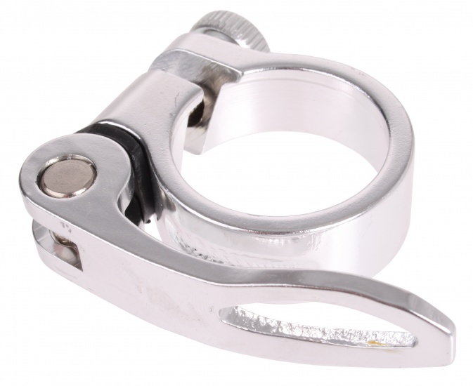 M-Wave M Wave Zadelpenklem met snelspanner 31,8 mm zilver