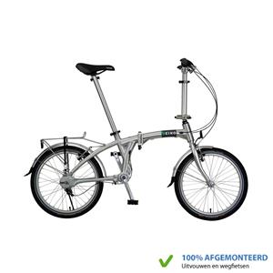 Vouwfiets Compact met cardanas Zilver