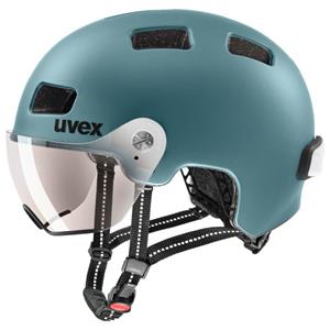 Uvex  Rush Visor - Fietshelm, deep turquoise matt