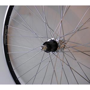 Roland Achterwiel 28-15/8-13/8 622 cass 8V/9V vast alu zwart