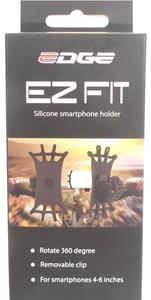 Edge EZ Fit Telefoonhouder 360° Siliconen Zwart