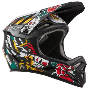 O'Neal - BACKFLIP Helmet INKED V.24 - Fullfacehelm, zwart