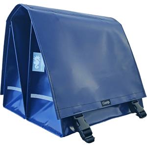 Clarijs Dubbele Fietstas XL PVC 46L donkerblauw