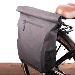 Beck Enkele fietstas en rugtas Base Backpack Zwart/Blauw 18L