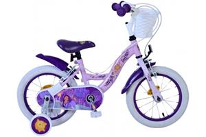 Wish Kinderfiets Meisjes 14 inch Paars Twee handremmen