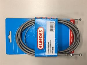 Elvedes Kabel uni 2 nippels 2.35m zilver 6444/39z