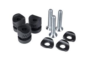 MIK SIDE studs set van 3 stuks zwart