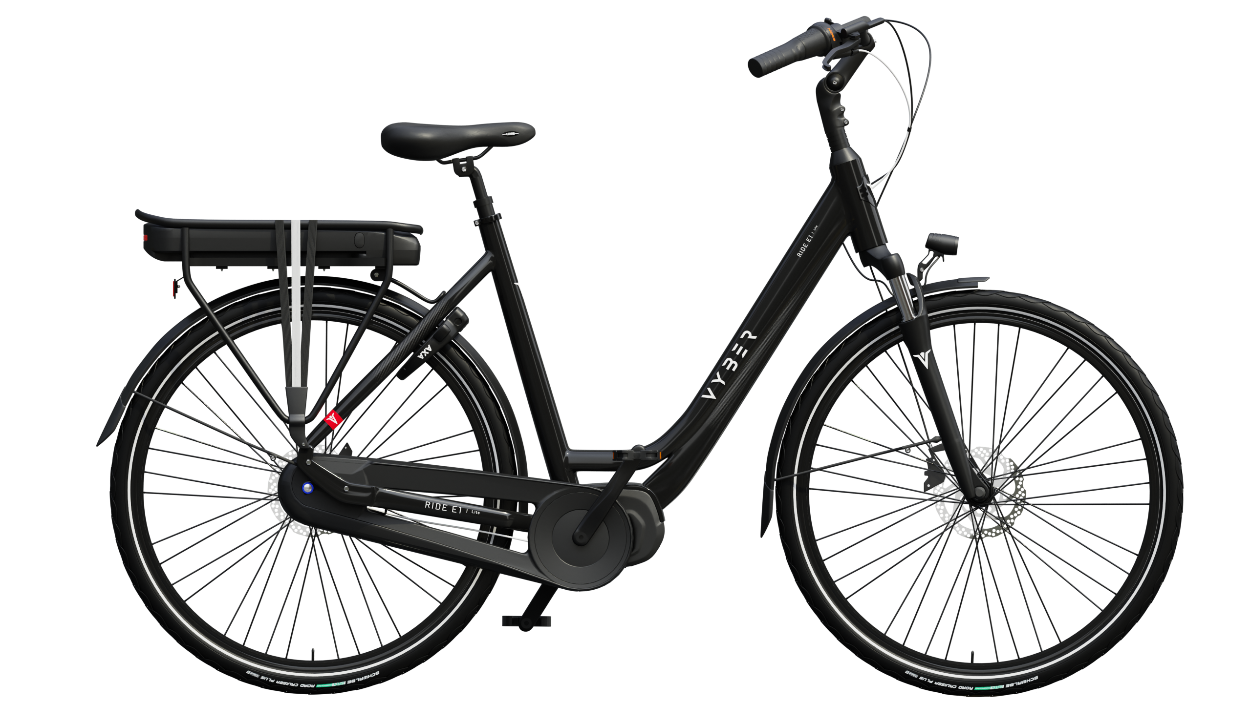 Ride E1 Lite 2024 Dames Elektrische Fiets E-bike Shiny Onyx Black 49 Cm +€150.00 Inruilkorting