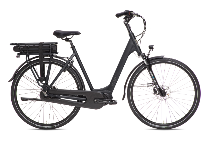 BSP Boozz E N7 Dames Elektrische Fiets E-bike Onyx Black Matt 61 Cm +€100 Inruilkorting