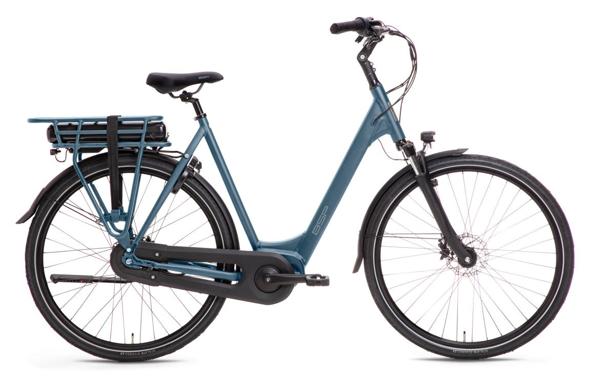 BSP Brazz Dames Elektrische Fiets E-bike Deep Sky Blue Matt 51 Cm +€100 Inruilkorting