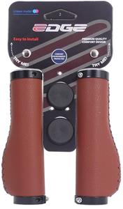 Edge Handvatset Leer incl Lockring camel brown135/135mm (winkelverpakking)