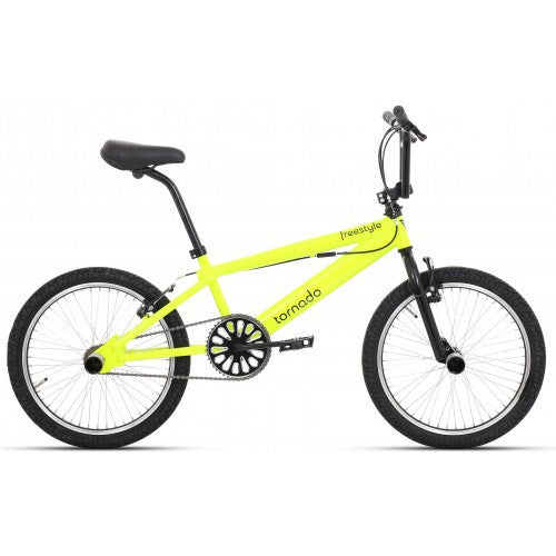 20 inch freestyle fiets neon geel 200034