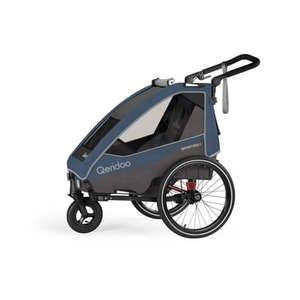 Qeridoo kinderfietskar Sportrex 1 Limited Edition Jeans Blauw