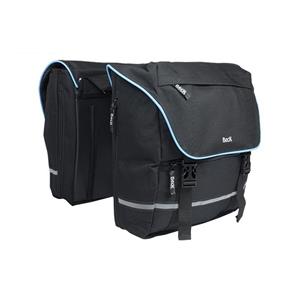 Beck Dubbele Sportieve Fietstas SPRTV MIK Zwart/Blauw