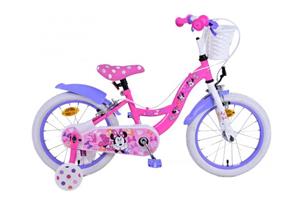 Disney Minnie Kinderfiets Meisjes 16 inch Roze Twee handremmen