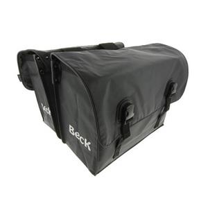 Beck Dubbele Fietstas Big Matte Black