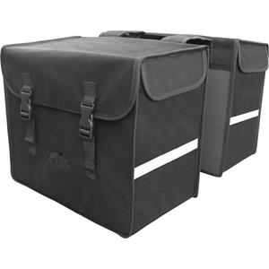 Greenlands canvas xl dubbel 39x33x23 cm 59 liter zwart