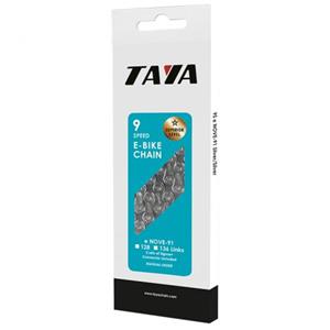 Taya ketting Nove 91 staal 1/2 x 5/64 inch 9 speed zilver
