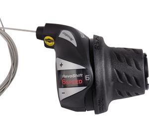 Shimano Tourney SL RS36 draaiversteller rechts 6 speed zwart/zilver