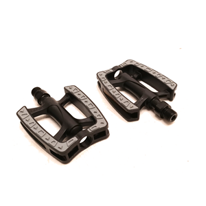 Falkx Xero pedalen 9/16. Kunststof huis, anti-slip, zwart.