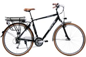 Estrel FM 28 Inch 53 cm Heren 9V V Brakes Zwart