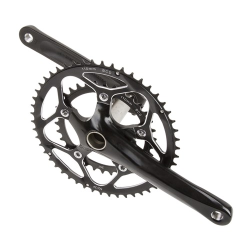 M-Wave Crankstel race dubbel 10v 50/34t hollowtec2 zwart 172.5mm