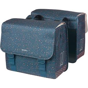 Basil Dubbele tas Flair 35l marineblauw