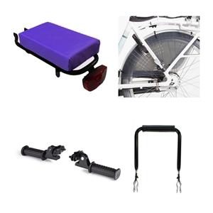 Hooodie Fietskussen  Petit Paars pakket