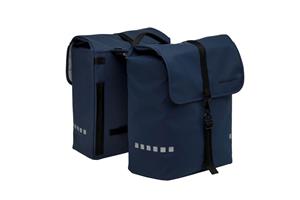 New Looxs Dubbele fietstas Odense Double MIK 39L Dark Blue