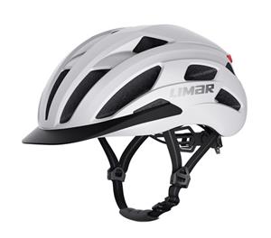 Limar Helm  torino m 53-57 mat wit met led