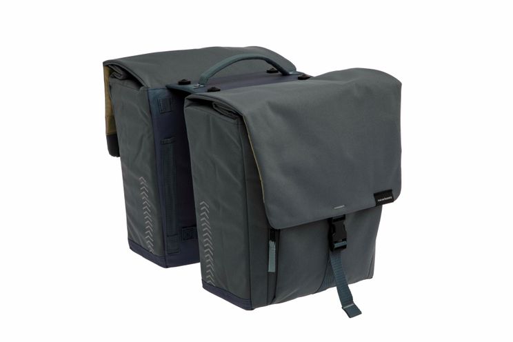 Newlooxs New dubbele tas Tulum MIK 32l rPET grijs/groen