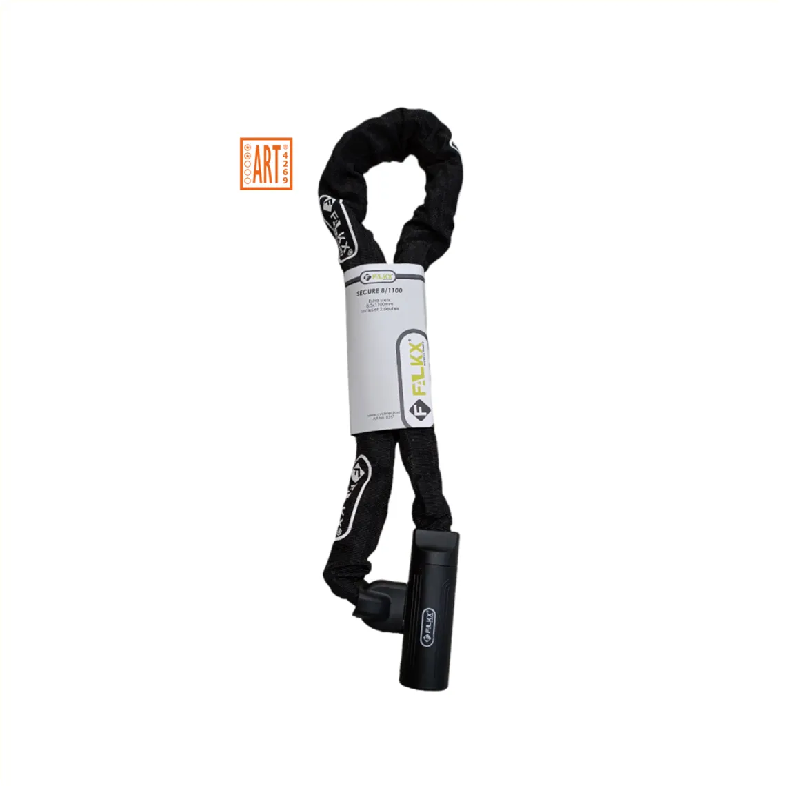 Falkx Kettingslot  Secure 8/1100 - Zwart - ART2