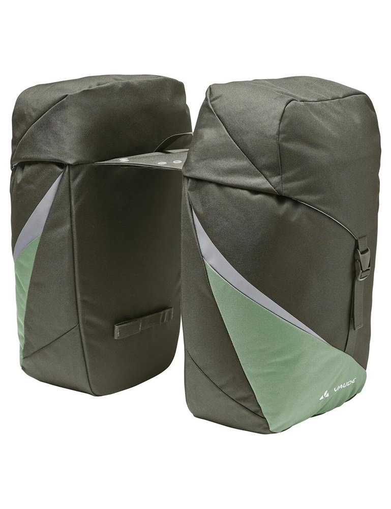 Vaude Dubbele fietstas TwinRoadster 52L Khaki