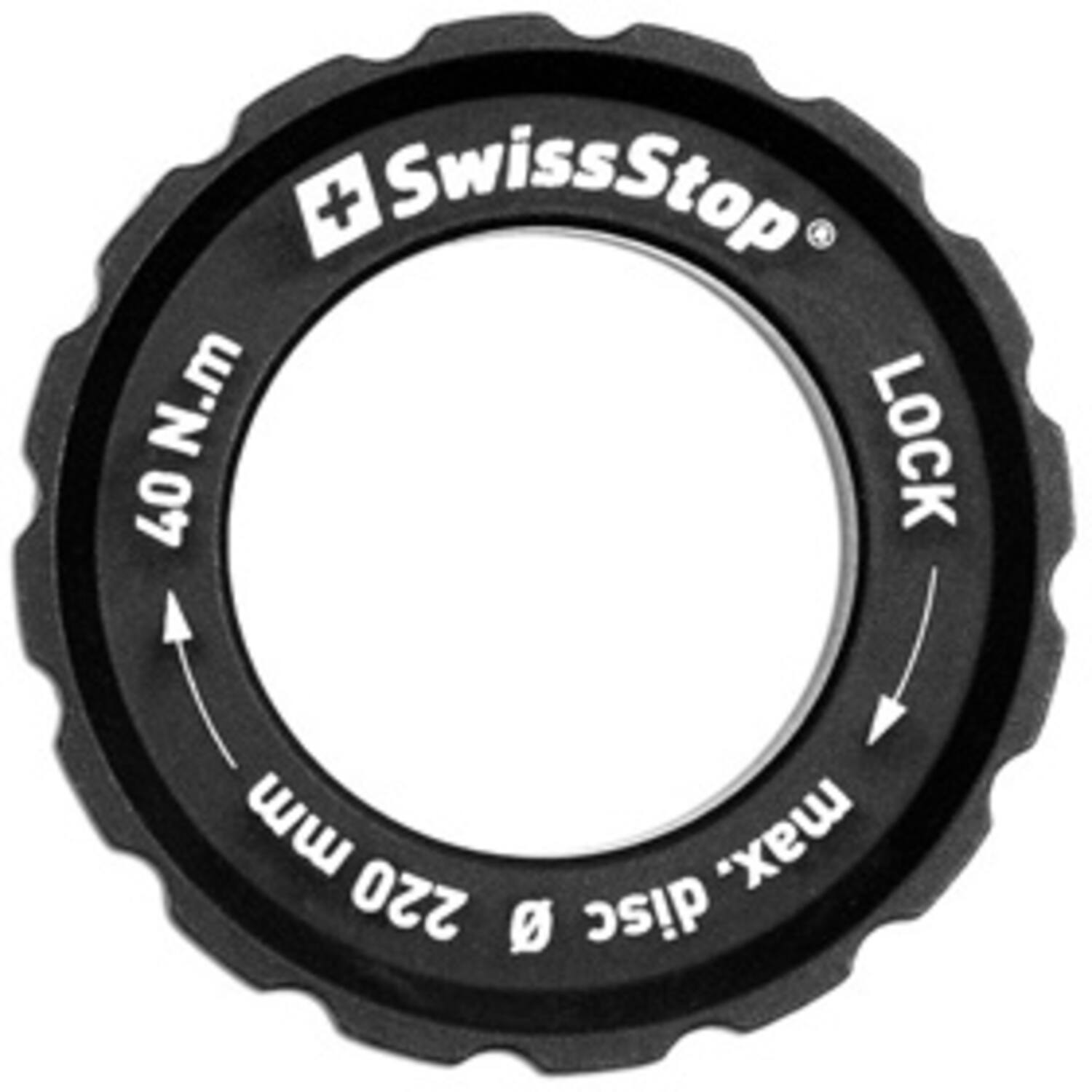 Swissstop centerlock lockring 220mm max