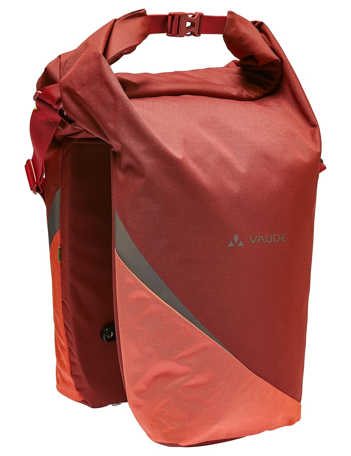 Vaude Dubbele fietstas Road Master Urban 38L Dark Cherry