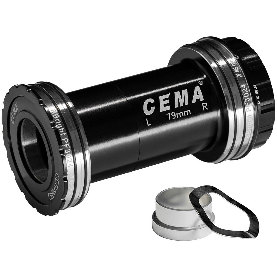 Cema Bracketas BBright46 SRAM GXP SG3 coated keramisch zwart