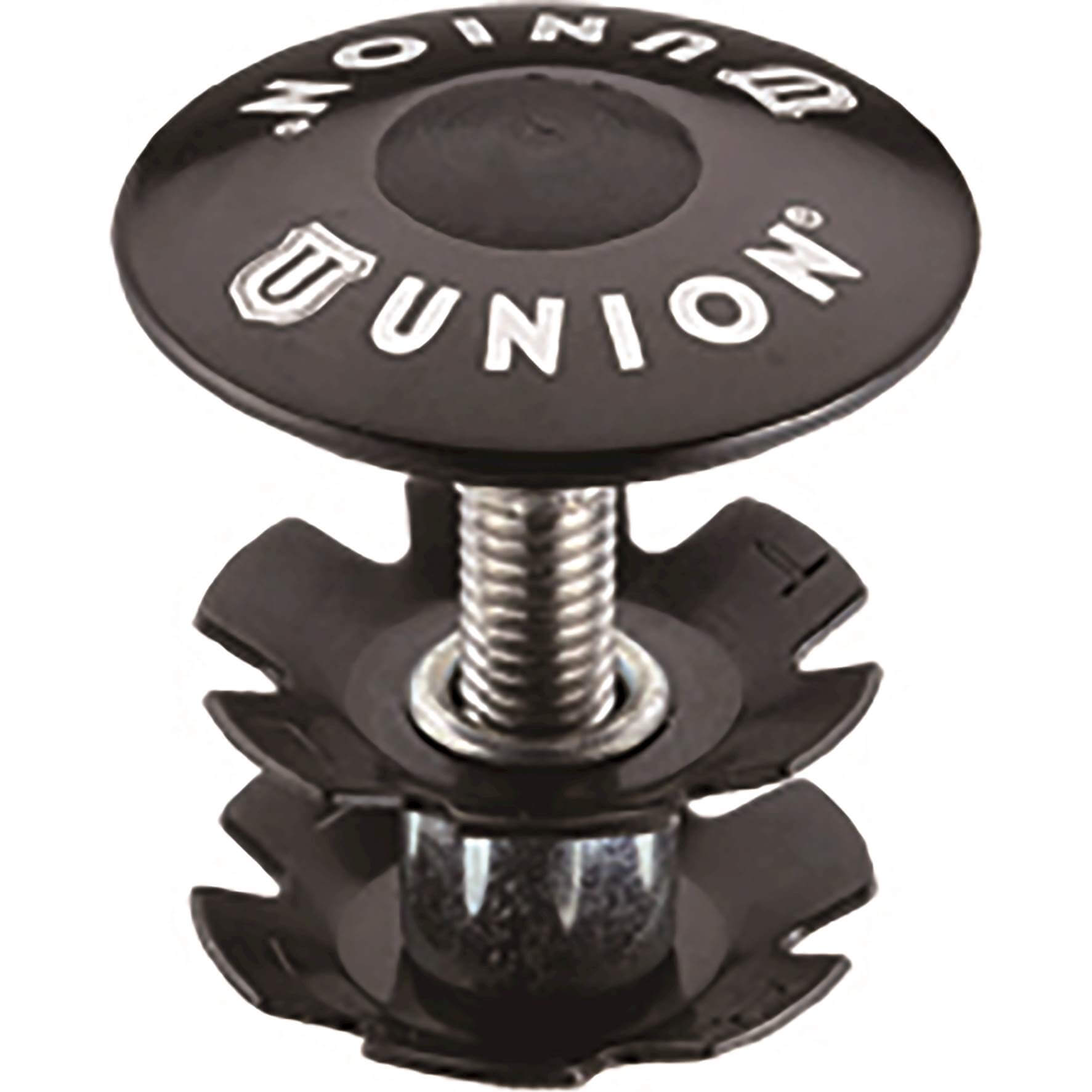 Union Balhoofd plug/kap Ahead 1 inch zwart